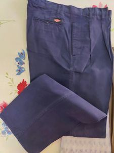 Combo 2 Men Pants Khaki And Navy Blue Color