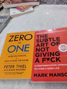 Zero to One & Subtle Art of Not Giving a F*ck