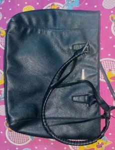 Stylish Black Tote Bag