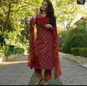 Kurt pant and dupatta set