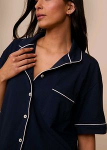 Comfy Navy Pajama Top