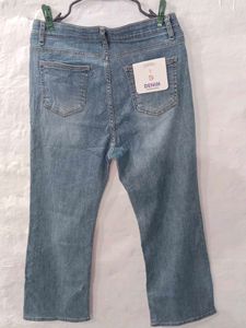 Denim Cropped Jeans