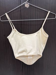 Stylish Cream Corset Top