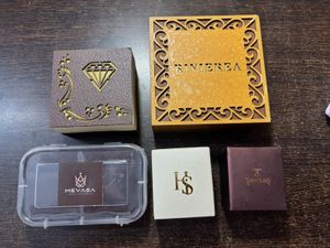 Assorted Jewellery Boxes - Tanishq, Riviera etc