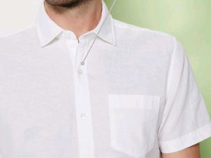 White, Light Blue &amp; Pink Linen Shirts