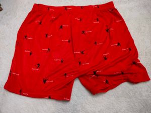Men's Red Printed Boxer Shorts ♥️♥️♥️