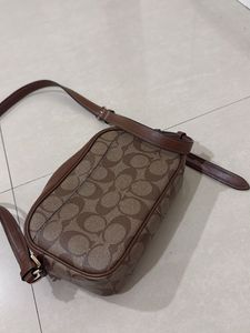 Coach Signature Brown Crossbody Bag