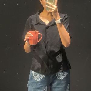 Black Button-Up Shirt