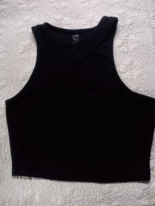 Stylish Cut-Out Ribbed Crop Top