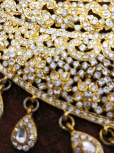 Bridal Elegance: Classy American Diamond Set