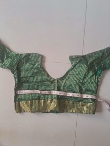 Elegant Green Silk Blouse