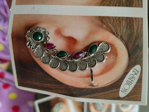 navratri festive ear cuffs