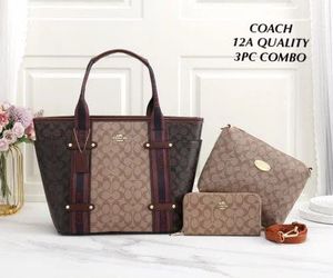 Coach 3PC Combo Bag Set