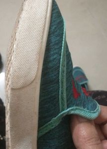 Teal Knit Sneakers