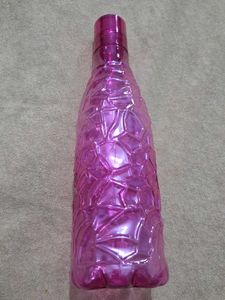 Stylish Textured Pink Water Bottle