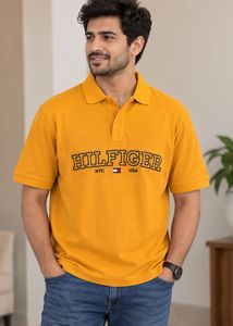 Tommy Hilfiger Yellow Polo Shirt