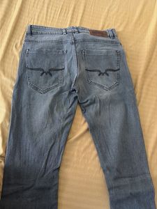 Grey Bootcut Denim Jeans mens