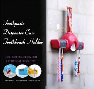 AUTOMATIC PUSH TOOTHPASTE SQUEEZER DISPENSER