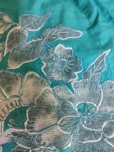 Teal Embroidered Camisole Top