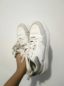 Redtape Classic White &amp; Grey Sneakers