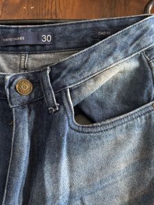 Ripped Bell bottom Pant