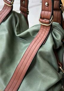 Women's Faux Leather Solid Tote Bag