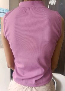 burberry mock neck top