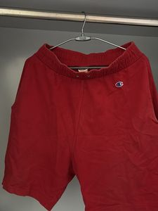 Champion Red Sweat Shorts