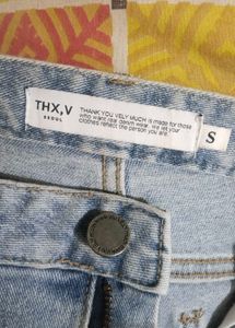 THX, V Light Wash Denim Jeans