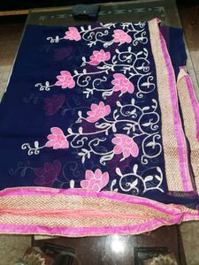 Embroidered Saree