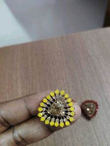 combo of 2 Fashionable Stud Earrings