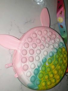 Cute Bunny Pop-It Bag