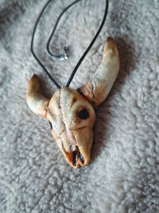 Bull Skull Gothic Pendant