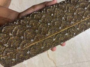 Golden Hand Clutch