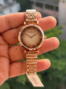 Emporio Armani Rose Gold Watch