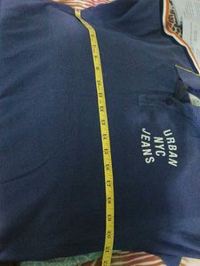 Urban NYC Jeans Blue Polo Shirt