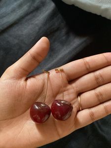 Cute Cherry Drop Earrings