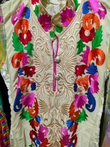 Colorful Embroidered Kurta