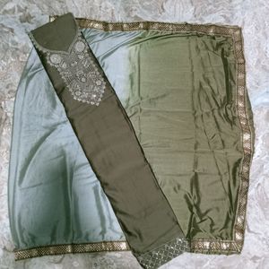 Embroidery Work Cotton Suit