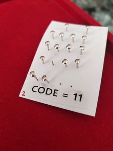 Silver Grey Colour Earings