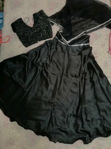 Elegant Black Lehenga Choli