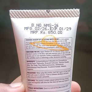 Fix Derma Shadow SPF 50 Silicone Matte Cream