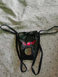 men's unique sexy Lick Me Thong