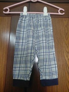 Baby Girls Plaid Trousers