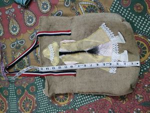 Unique Hand-Embroidered Jute Tote Bag