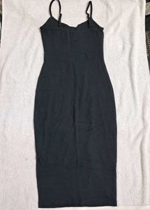 Black Bodycon Midi Dress