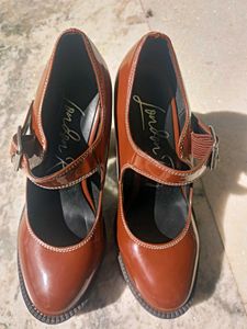Y2K London Rag Platform Heels