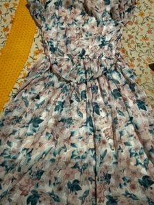 Floral Print Midi Dress
