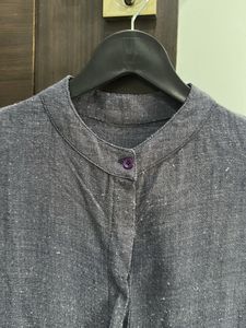 Stylish Women's Grey Tunic Top