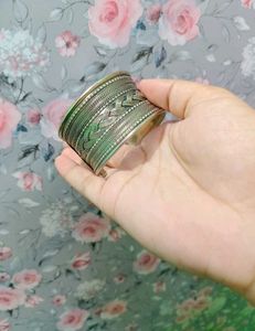 Intricate Silver Tone Cuff Bracelet